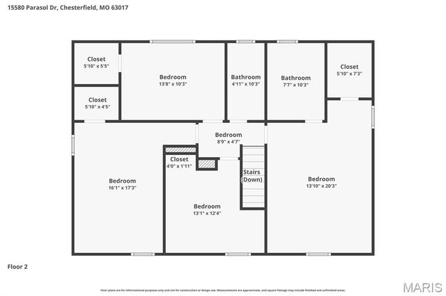 15580 Parasol Drive, Chesterfield, MO 63017