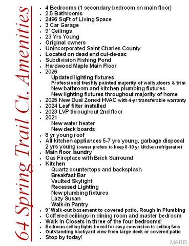64 Spring Trail Court, St Charles, MO 63303