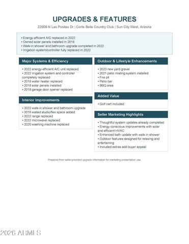 22909 N LAS POSITAS Drive, Sun City West, AZ 85375