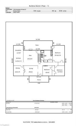 1744 Huntington Woods Court, Winston-salem, NC 27103