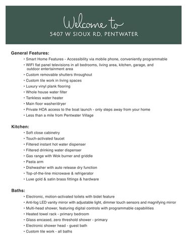 5407 W Sioux Road, Pentwater, MI 49449