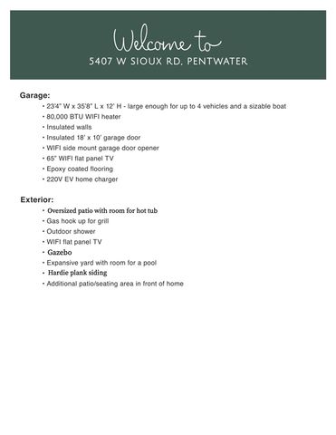 5407 W Sioux Road, Pentwater, MI 49449