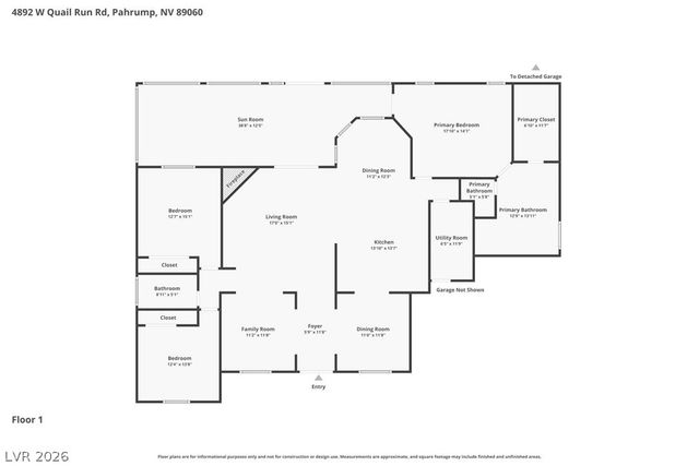 4892 Quail Run Road, Pahrump, NV 89060
