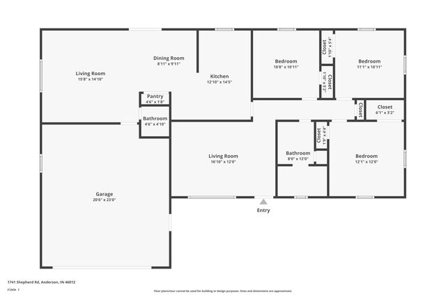 1741 Shepherd Road, Anderson, IN 46012