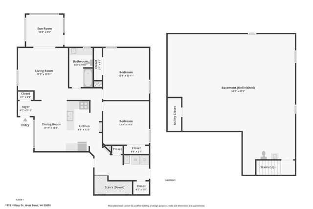 1833 Hilltop DRIVE, West Bend, WI 53095