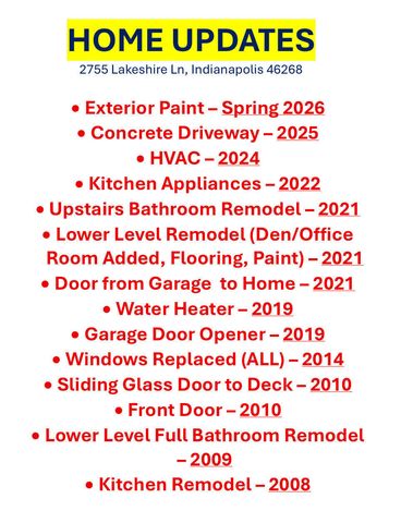 2755 Lakeshire Lane, Indianapolis, IN 46268