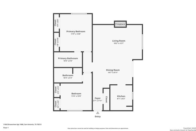 11843 N Braesview # 1808, San Antonio, TX 78213