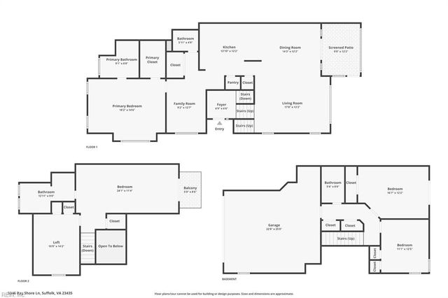 3046 Bay Shore LN, Suffolk, VA 23435