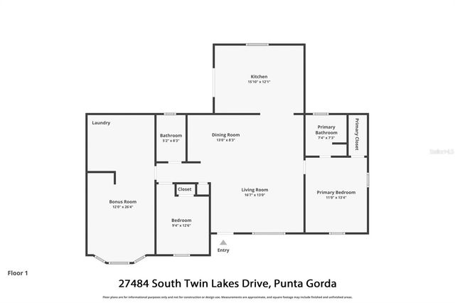 27484 S TWIN LAKES DRIVE, Punta Gorda, FL 33955