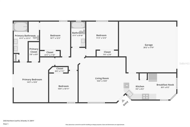 2333 NORTHERN LEAF STREET, Orlando, FL 32817