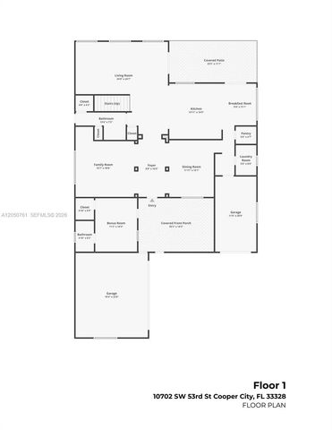 10702 SW 53rd St, Cooper City, FL 33328
