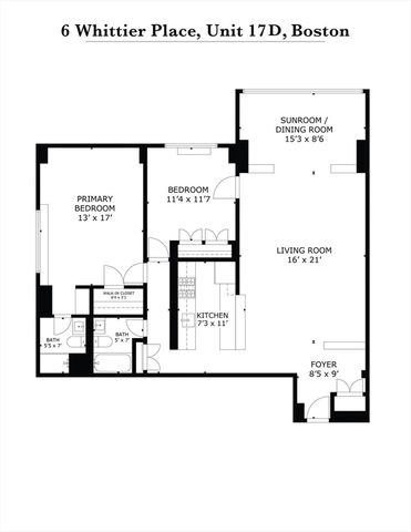6 Whittier Place 17D, Boston, MA 02114