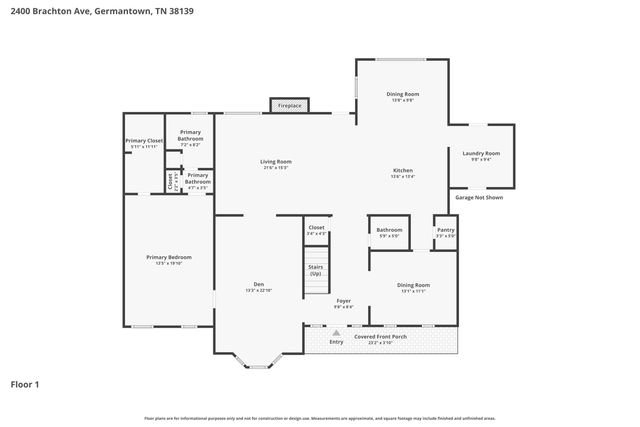 2400 BRACHTON AVE, Germantown, TN 38139