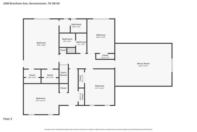 2400 BRACHTON AVE, Germantown, TN 38139