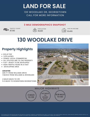 130 Woodlake DR, Georgetown, TX 78633