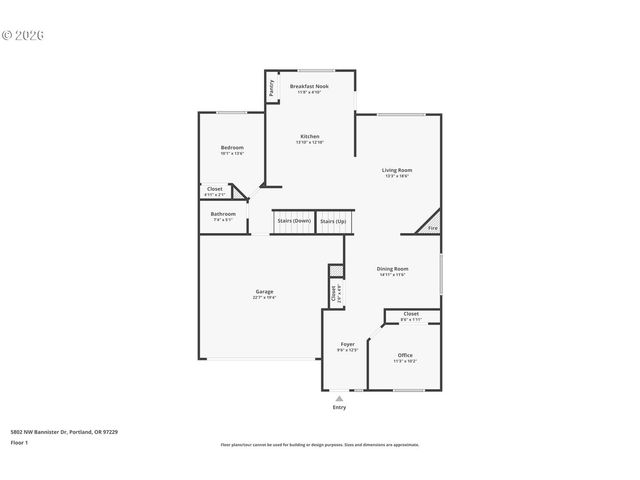 5802 Nw BANNISTER Dr, Portland, OR 97229