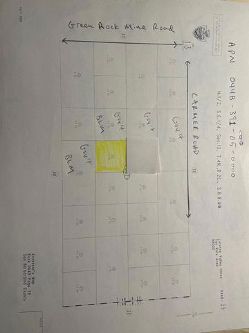 0 Carmer Road, Johnson Valley, CA 92285