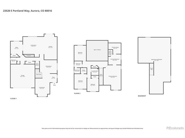 23520 E Portland Way, Aurora, CO 80016