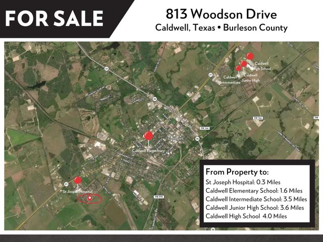 813 Woodson Drive, Caldwell, TX 77836