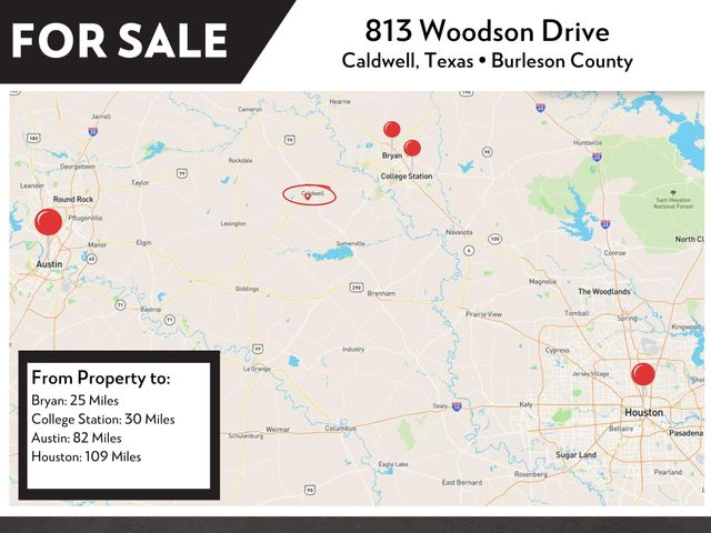 813 Woodson Drive, Caldwell, TX 77836