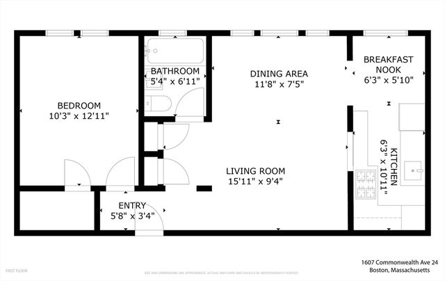 1607 Commonwealth Ave 24, Boston, MA 02135