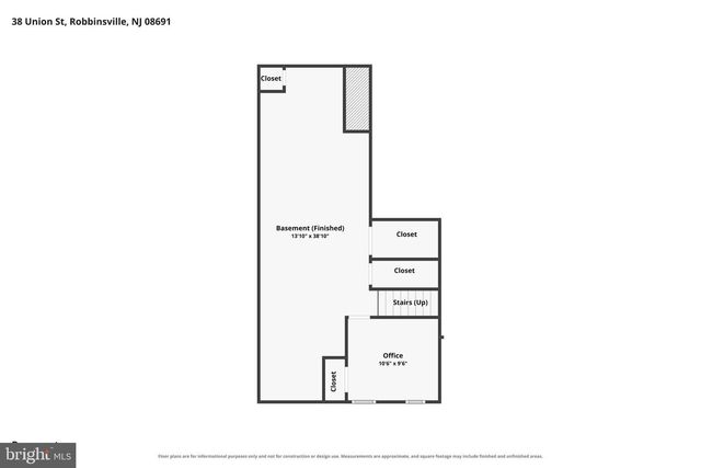 38 UNION ST, Robbinsville, NJ 08691