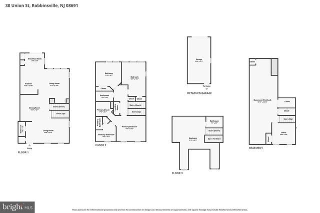 38 UNION ST, Robbinsville, NJ 08691
