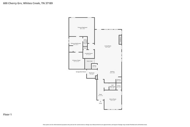 600 Cherry Grove Pt, Whites Creek, TN 37189