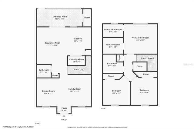 1417 SEDGWICK DRIVE, Wesley Chapel, FL 33543