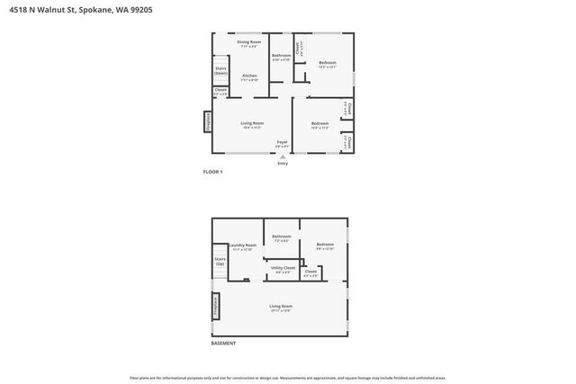 4518 N WALNUT St, Spokane, WA 99205