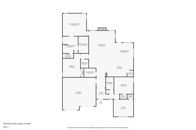 705 Chaparral Road, Sanger, TX 76266