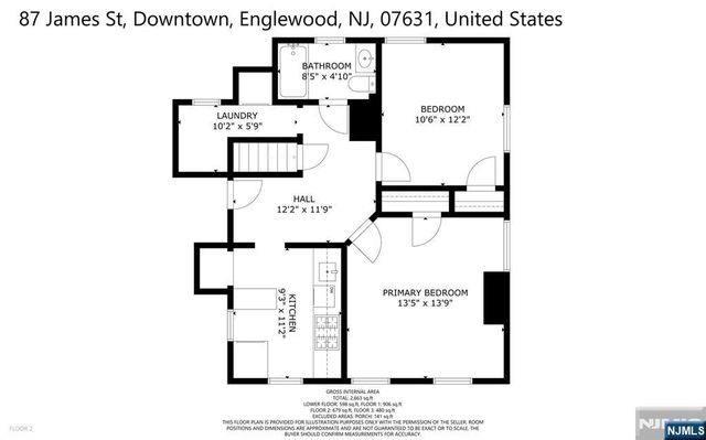 87 James Street 2, Englewood, NJ 07631