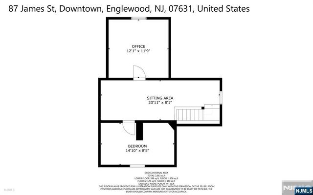 87 James Street 2, Englewood, NJ 07631