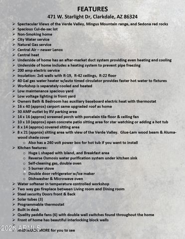 471 W STARLIGHT Drive, Clarkdale, AZ 86324