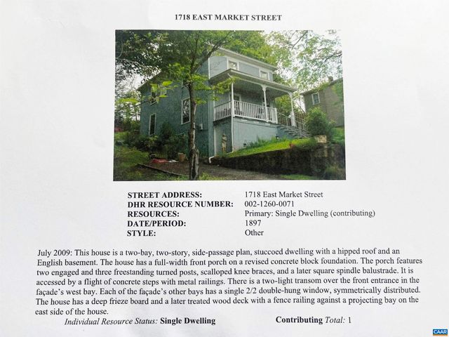 1718 MARKET ST, Charlottesville, VA 22902