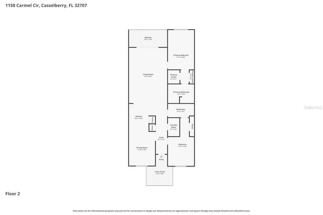 1150 CARMEL CIRCLE 106, Casselberry, FL 32707