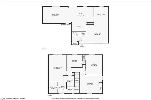 1423 Caldwell DR, Hampton, VA 23666