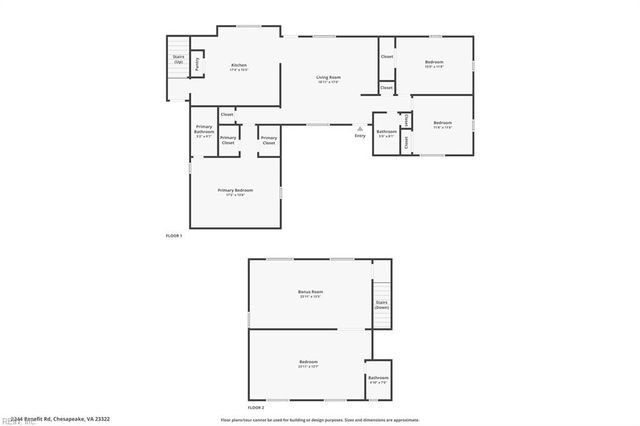 2244 Benefit RD, Chesapeake, VA 23322