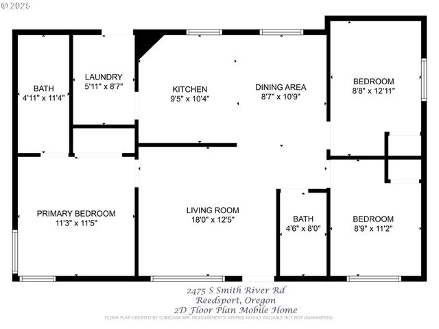 2475 S SMITH RIVER Rd, Reedsport, OR 97467