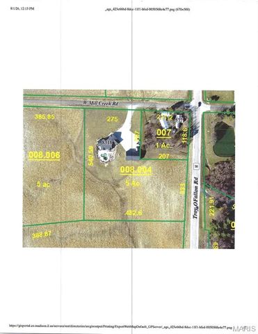 8318 WEST MILL CREEK RD, Troy, IL 62294