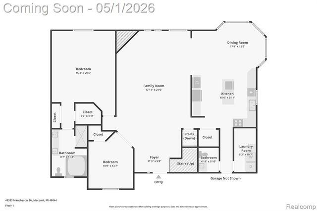 48333 Manchester Drive, Macomb, MI 48044