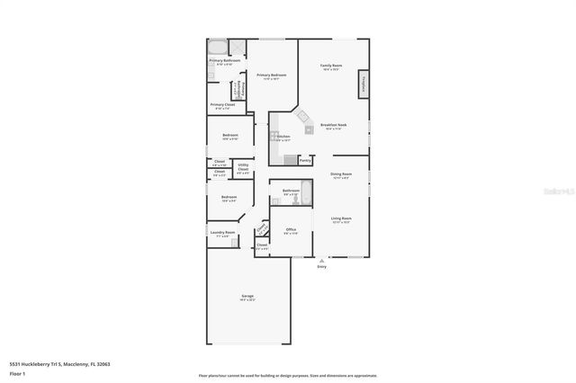 5531 HUCKLEBERRY TRAIL S, Macclenny, FL 32063