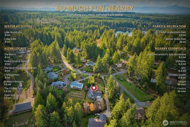 61 E Channel Drive, Allyn, WA 98524