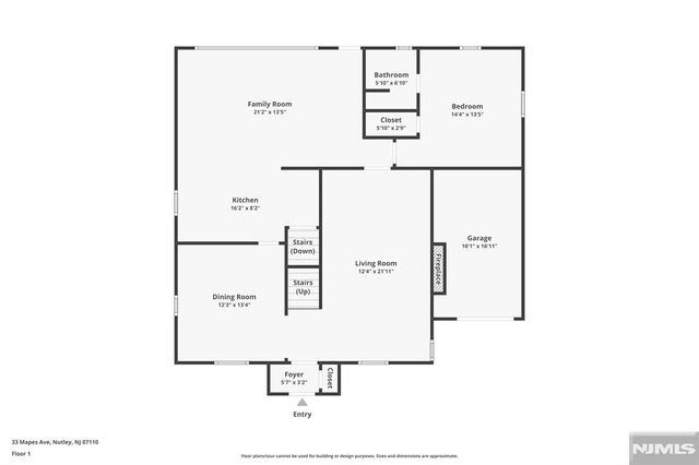 33 Mapes Avenue, Nutley, NJ 07110