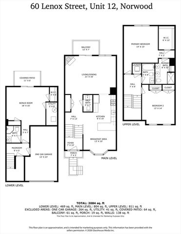 60 Lenox St 12, Norwood, MA 02062