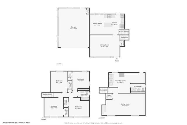 461 S Ardmore Terrace, Addison, IL 60101