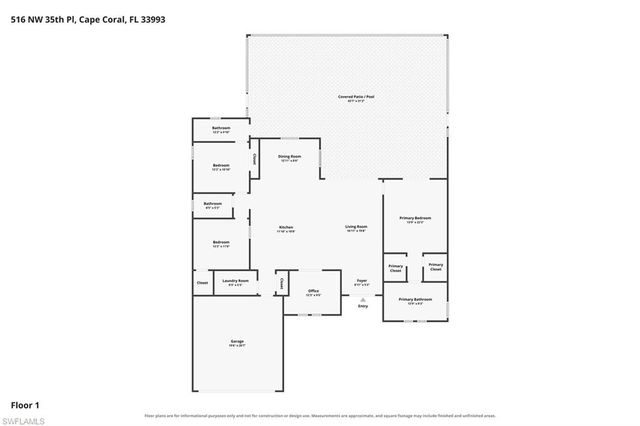 516 NW 35th PL, Cape Coral, FL 33993