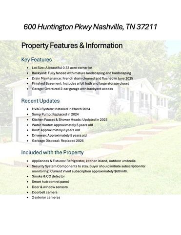 600 Huntington Pkwy, Nashville, TN 37211
