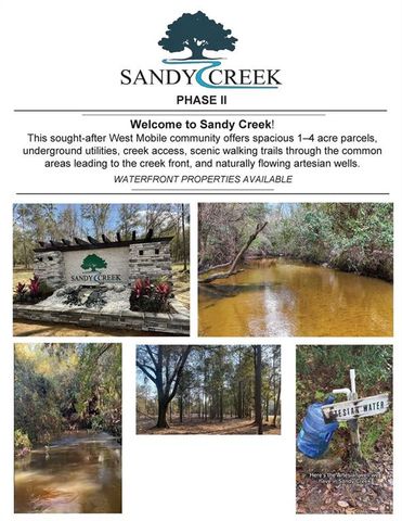 0 Sandy Creek Lane, Mobile, AL 36695