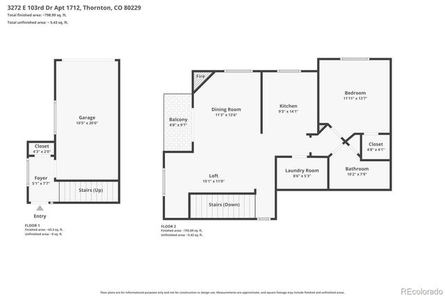 3272 E 103rd Drive 1712, Thornton, CO 80229